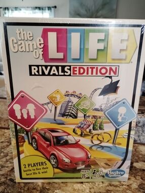 Hasbro The Game of Life Rivals Edition - Red and Blue Accents